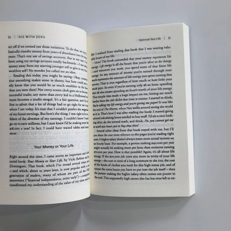 Die with Zero: Getting All You Can from Your Money and Your Life  English Books