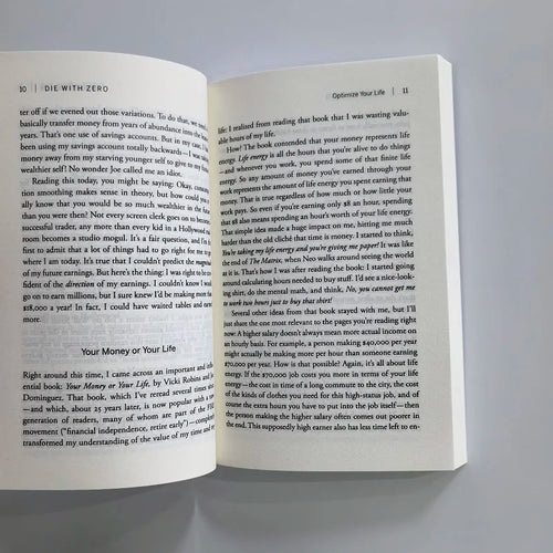 Die with Zero: Getting All You Can from Your Money and Your Life  English Books
