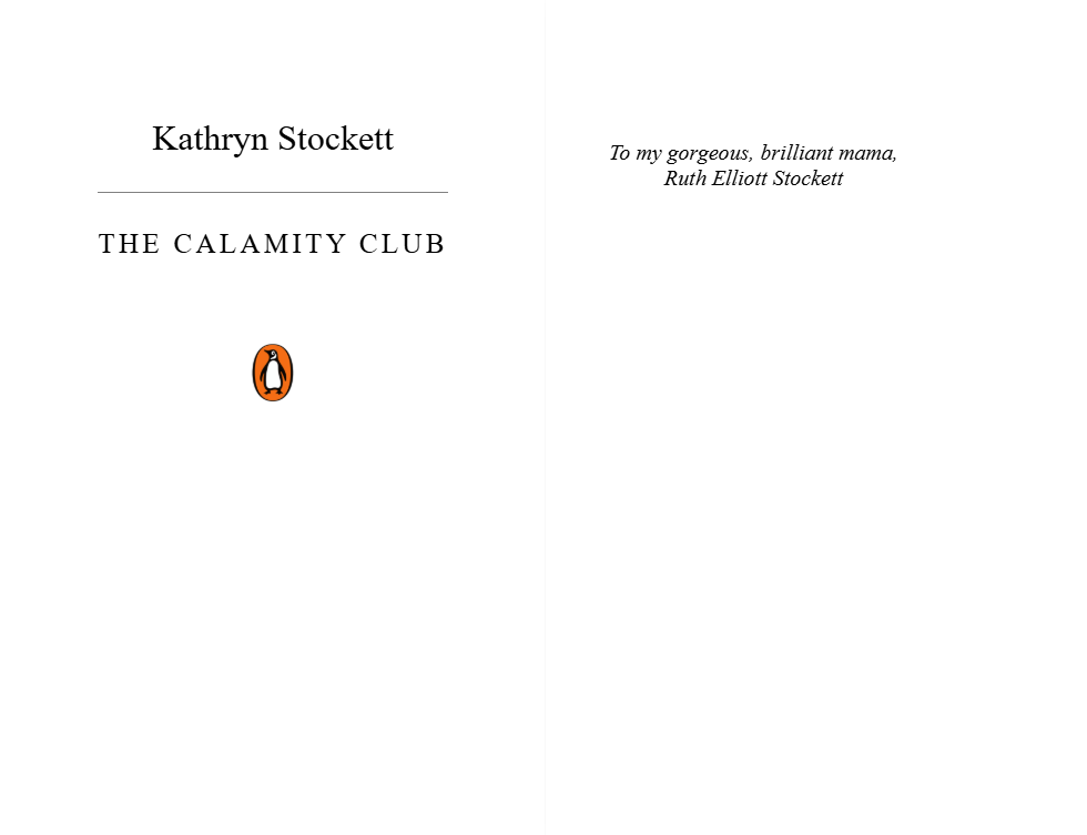 The Calamity Club by Kathryn Stockett Ebook (Sale)
