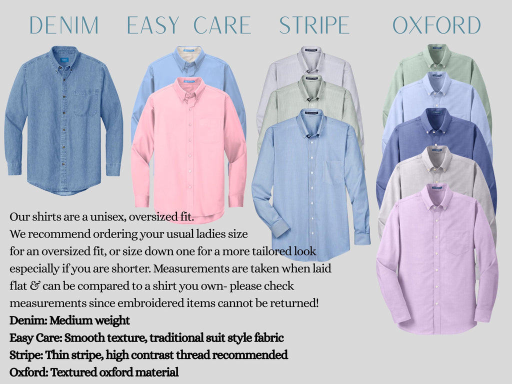 Icon Button Up Shirt With Personalized Pocket Detail, Shirts for Bridal Party, Mini Monogram Coastal Oxford