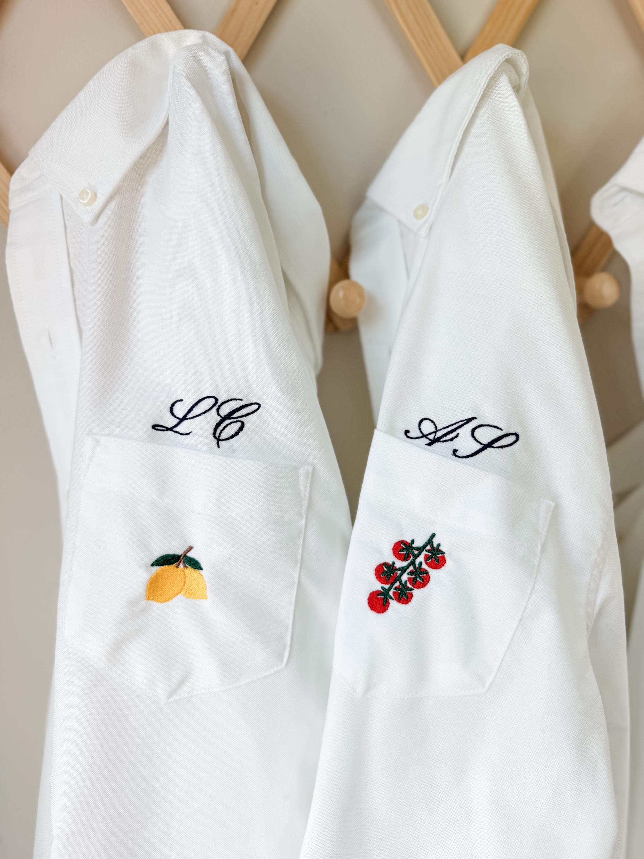 Icon Button Up Shirt With Personalized Pocket Detail, Shirts for Bridal Party, Mini Monogram Coastal Oxford